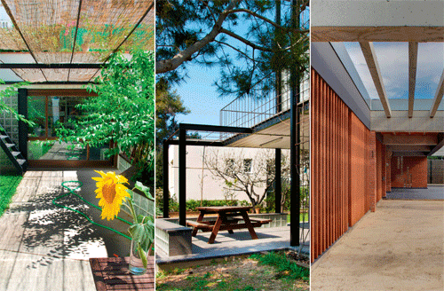 ca42_03 / Tres versiones para habitar un patio