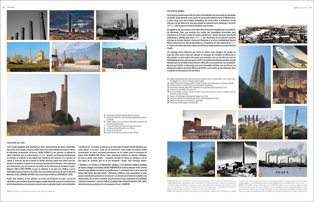 Pliego 1 del artículo sobre chimeneas en arquitectura y arte