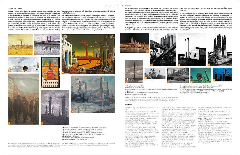 Pliego 3 del artículo sobre chimeneas en arquitectura y arte