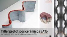 Taller prototipos cerámicos EATo en la Escuela de Arquitectura de Toledo / José Ramón G. de la Cal, José María G. Crespo y alumnos del Taller