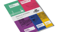 Libro de la Memoria de actividades del curso 2021-2022 del Foro Cerámico Hispalyt, publicado por conarquitectura ediciones