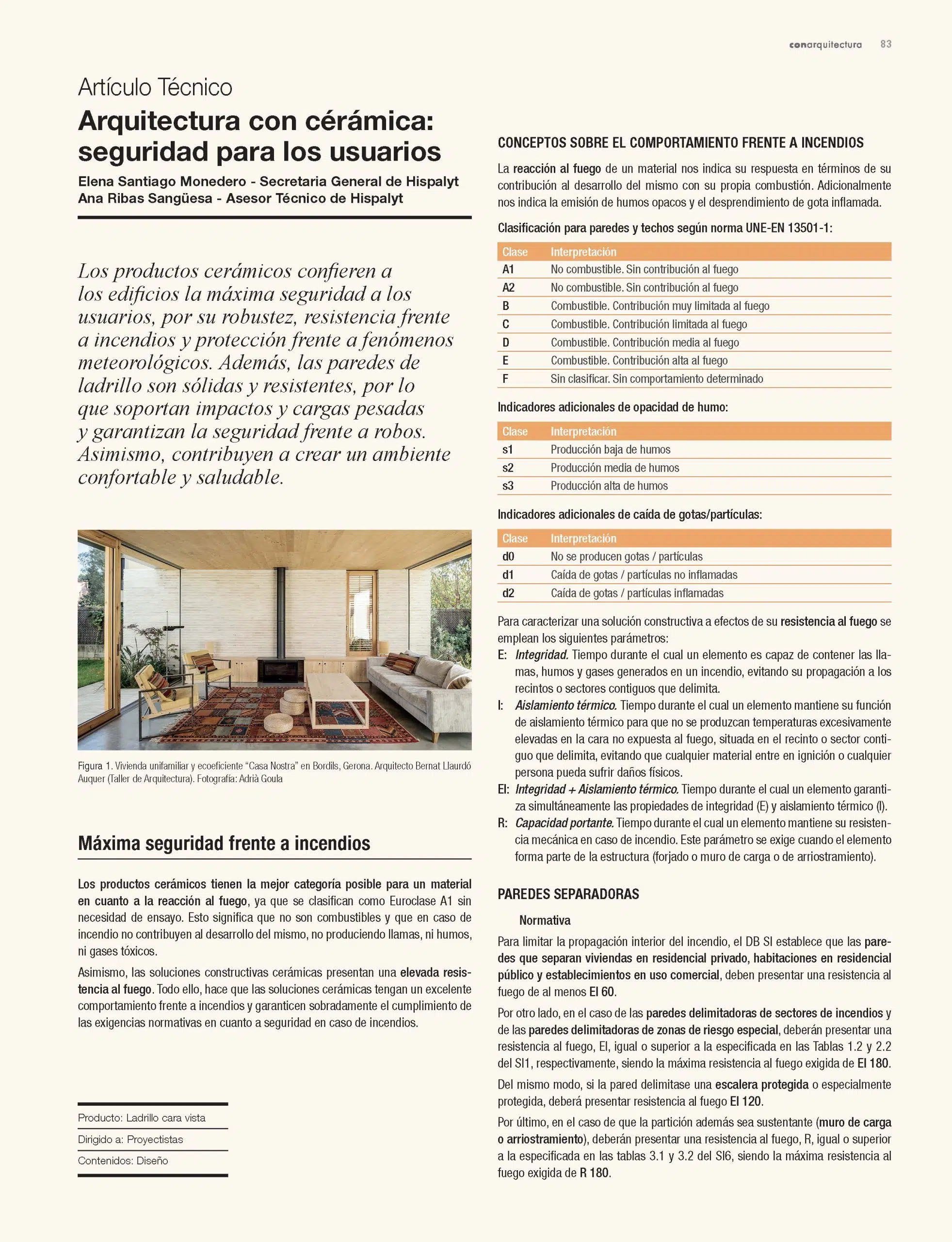 Arquitectura con cérámica: seguridad para los usuarios