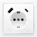 Nueva toma de corriente Schuko con cargador USB A-C