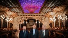 La Fundación Endesa resalta la belleza del lucernario del Palau de la Música con su nueva iluminación artística