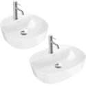 Kendra, la gama de lavabos de porcelana de solerbath. de líneas orgánicas